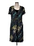 Connected Apparel Paisley Teal Casual Dress One size - photo 1