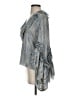 Alexis 100% Polyester Gray 3/4 Sleeve Blouse Size XS - photo 5