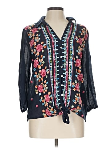 Figueroa & Flower 3/4 Sleeve Blouse (view 1)