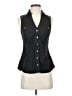 Express Design Studio Black Sleeveless Button-Down Shirt Size S - photo 1