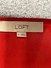 Ann Taylor LOFT 100% Polyester Red 3/4 Sleeve Blouse Size XL - photo 7