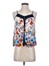 LC Lauren Conrad 100% Polyester Blue Sleeveless Blouse Size XS - photo 1