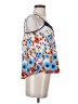 LC Lauren Conrad 100% Polyester Blue Sleeveless Blouse Size XS - photo 4