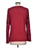 One World Burgundy Long Sleeve Top Size L - photo 2