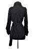 Bebe 100% Polyester Black Trenchcoat Size XS - photo 2
