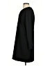 Ecru Solid Black Casual Dress Size S - photo 5