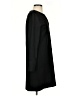 Ecru Solid Black Casual Dress Size S - photo 4
