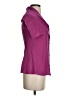 Fei Purple Short Sleeve Blouse Size 0 - photo 4