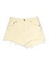 Zara Yellow Denim Shorts Size 2 - photo 1