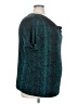 Jaclyn Smith Teal Short Sleeve Blouse Size 3X - photo 4