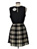 Jella Couture 100% Polyester Plaid Black Casual Dress Size L - photo 2
