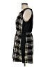 Jella Couture 100% Polyester Plaid Black Casual Dress Size L - photo 5