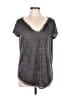 William Rast Metallic Gray Short Sleeve T-Shirt Size M - photo 1