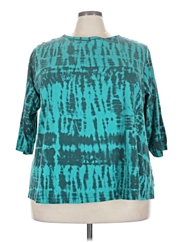Woman Within 3/4 Sleeve T-Shirt (view 1)