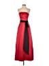 Alfred Angelo 100% Polyester Color Block Multi Color Red Cocktail Dress Size 4 - photo 1