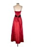 Alfred Angelo 100% Polyester Color Block Multi Color Red Cocktail Dress Size 4 - photo 2