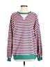 Unbranded Stripes Pink Pullover Sweater Size L - photo 1