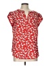Fun2Fun Red Short Sleeve Blouse Size L - photo 1
