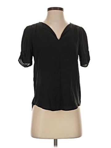 Joie Short Sleeve Silk Top (view 1)