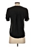 Joie 100% Silk Black Short Sleeve Silk Top Size XS - photo 2