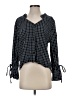 Koko Black Long Sleeve Blouse Size S - photo 1