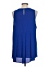 Vince Camuto 100% Polyester Blue Sleeveless Blouse Size L - photo 2