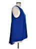 Vince Camuto 100% Polyester Blue Sleeveless Blouse Size L - photo 4