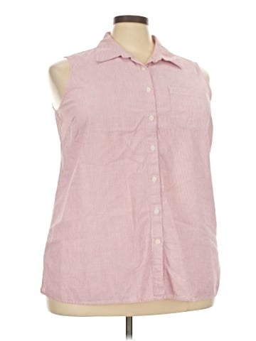 Gloria Vanderbilt Sleeveless Button-Down Shirt (view 1)