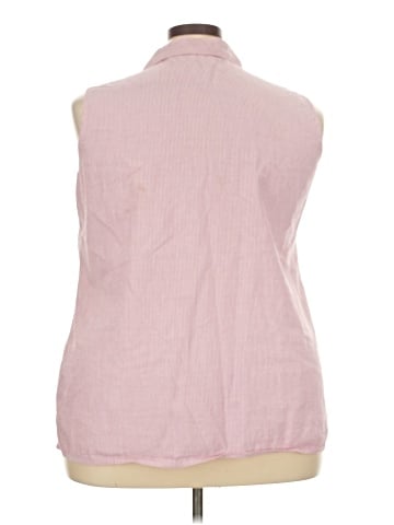Gloria Vanderbilt Sleeveless Button-Down Shirt (view 2)