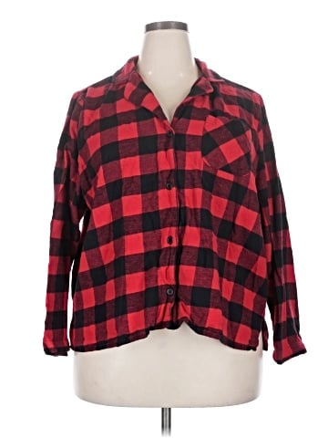 Old Navy 3/4 Sleeve Button-Down Shirt (view 1)