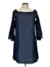 Tibi Solid Blue Casual Dress Size 10 - photo 1