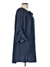 Tibi Solid Blue Casual Dress Size 10 - photo 4