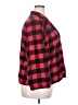 Old Navy 100% Cotton Plaid Red 3/4 Sleeve Button-Down Shirt Size XXL - photo 4