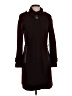 Cole Haan Solid Burgundy Coat Size 2 - photo 1