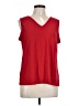 IMAN Red Sleeveless Top Size L - photo 1