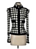 Pink Tartan Houndstooth Black Jacket Size 2 - photo 1