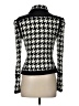 Pink Tartan Houndstooth Black Jacket Size 2 - photo 2