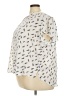 Fun2Fun 100% Polyester Print Ivory Short Sleeve Blouse Size 3X - photo 5