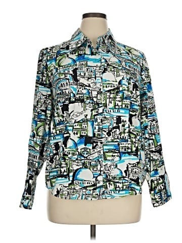Lane Bryant Long Sleeve Blouse (view 1)