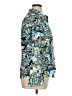 Lane Bryant Print Blue Teal Long Sleeve Blouse Size 14 - 16 Plus - photo 4