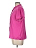 T Tahari 100% Polyester Pink Short Sleeve Blouse Size L - photo 5