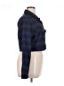 Dollhouse Plaid Blue 3/4 Sleeve Blouse Size XL - photo 4