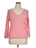 Talbots 100% Cotton Pink Pullover Sweater Size XL - photo 1