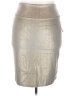 Lularoe Metallic Silver Faux Leather Skirt Size 3X - photo 1
