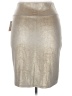 Lularoe Metallic Silver Faux Leather Skirt Size 3X - photo 2