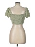 Hollister Green Short Sleeve Top Size L - photo 2