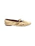 Zara 100% Leather Gold Flats Size EU 39 - photo 1