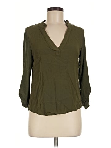 Porridge 3/4 Sleeve Blouse (view 1)