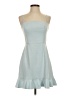 French Connection Solid Blue Cocktail Dress Size 4 - photo 1