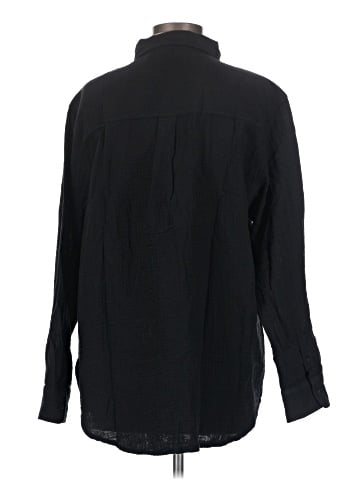 Little Moon Long Sleeve Button-Down Shirt (view 2)